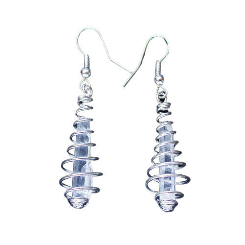 Boucles d'Oreilles Cristal de roche