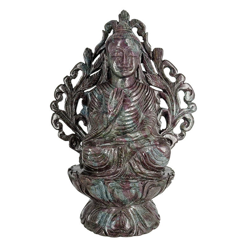 Bouddha en Rubis Cyanite 105