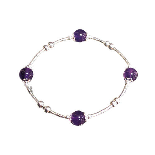 Bracelet Améthyste argent 0,925