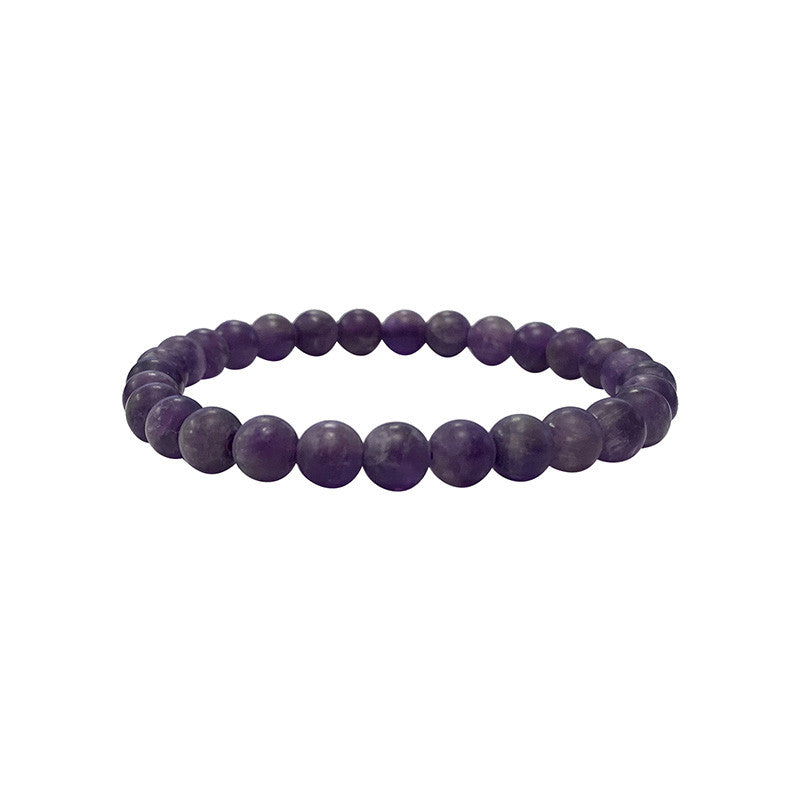 Bracelet Améthyste dépoli