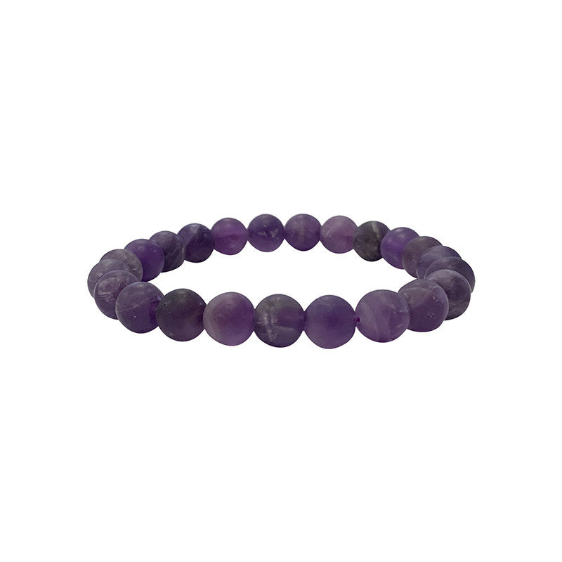 Bracelet Améthyste dépoli