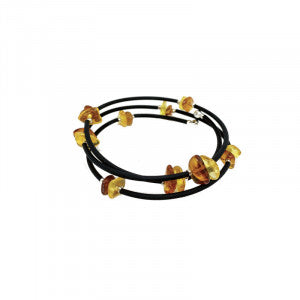 Bracelet Ambre de la Mer Baltique mémoire de forme