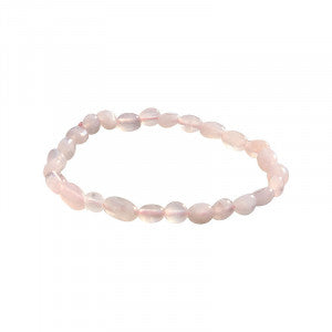 Bracelet Quartz rose grain