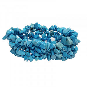 Bracelet Turquoise baroque tressé