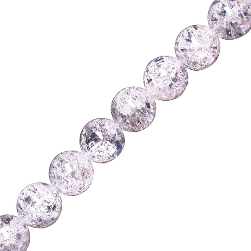 Collier Cristal de Roche craquelé
