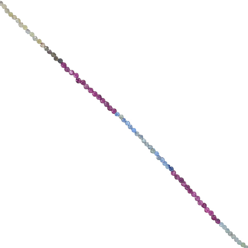 Collier Rubis et Saphir facetté