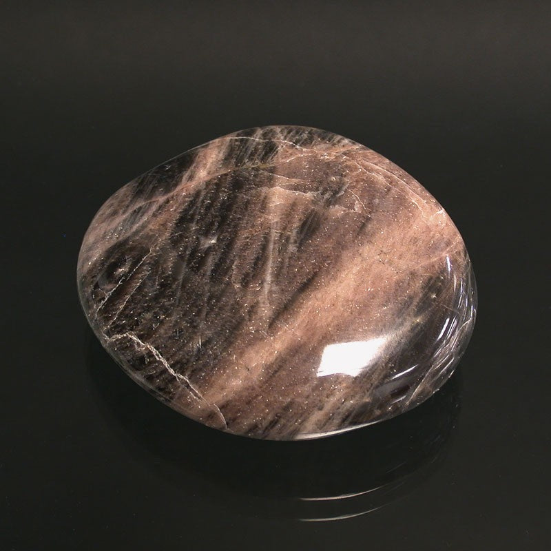 Galet poli Microcline Pierre de Lune