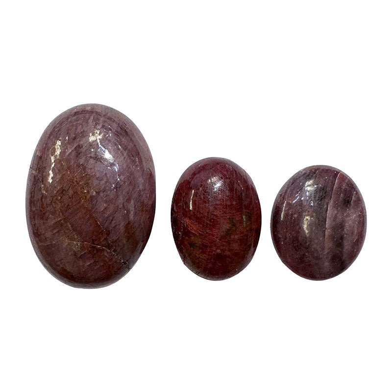 Galet poli Rubis Corindon