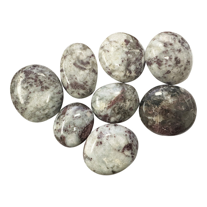 Galet poli Tourmaline Rubellite