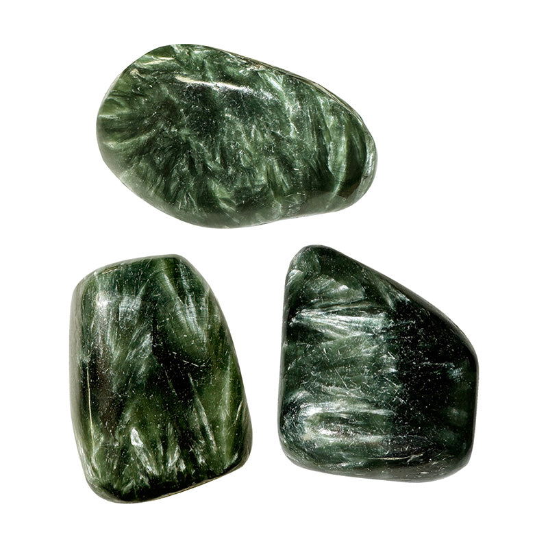 Galet poli Séraphinite