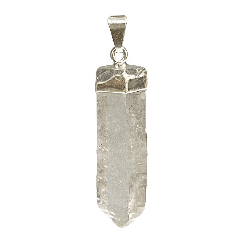 Pendentif Cristal de roche en pointe