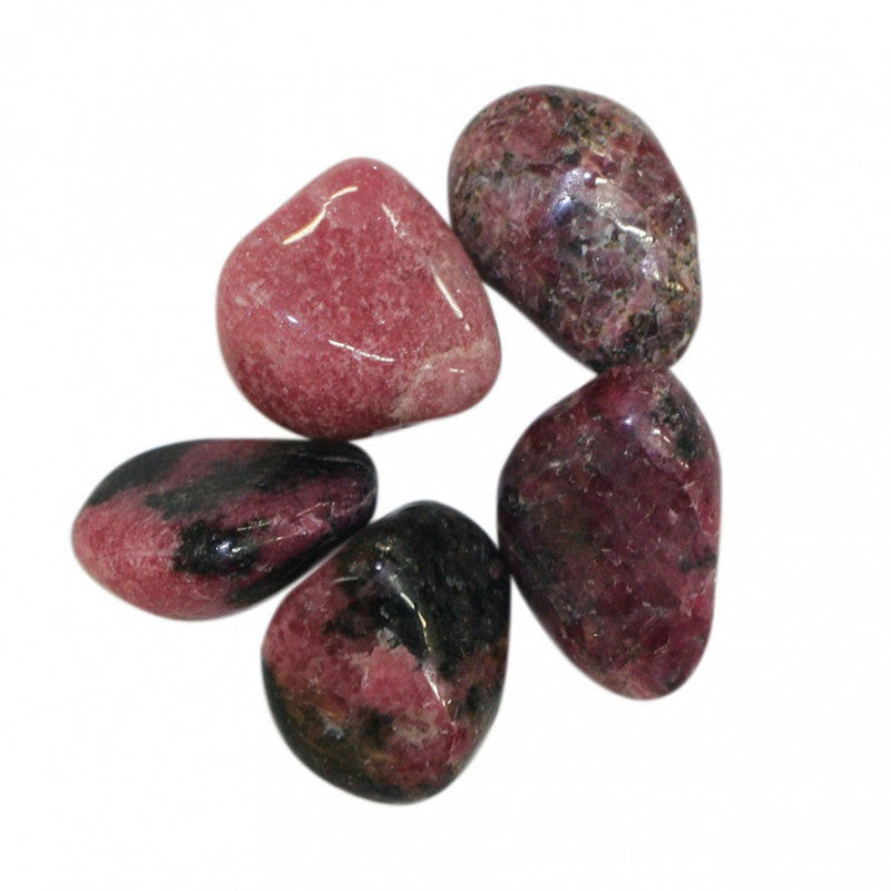 Pierre roulée Rhodonite
