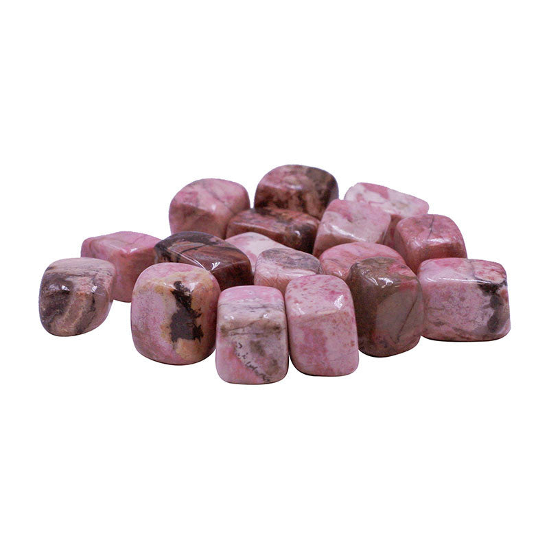 Pierre roulée Rhodonite carrée