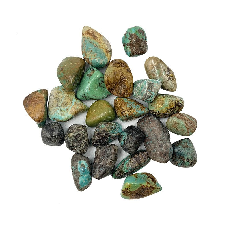 Pierre roulée Turquoise