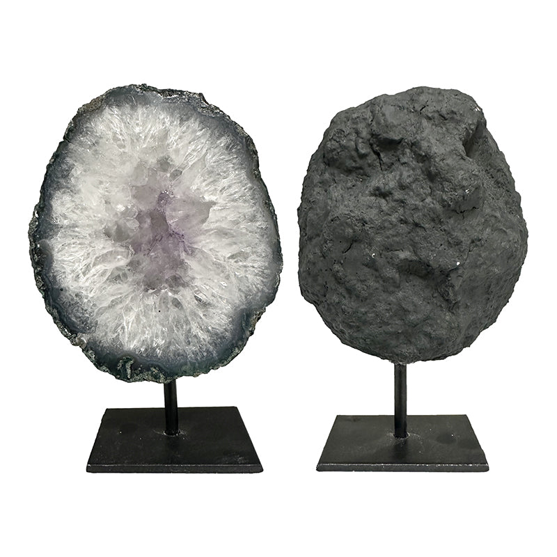 Tranche d'Améthyste sur socle 39