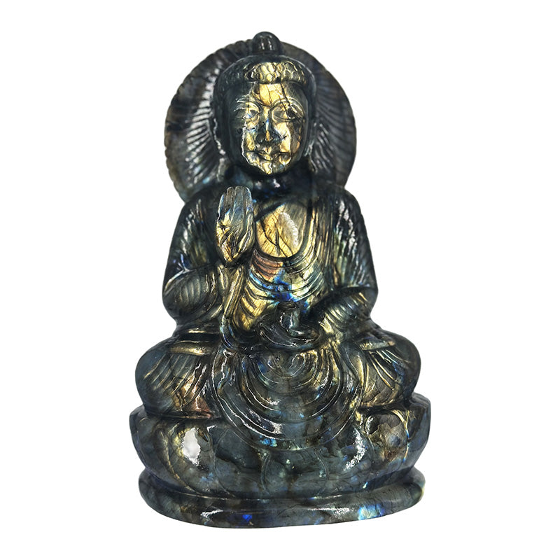 Bouddha en Labradorite 83