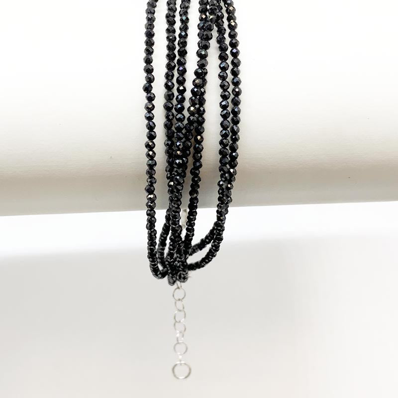 Bracelet Spinelle facetté argent 0,925