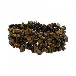 Bracelet Oeil de Tigre baroque tressé