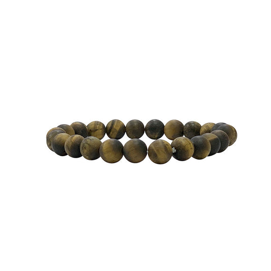 Bracelet Oeil de Tigre dépoli
