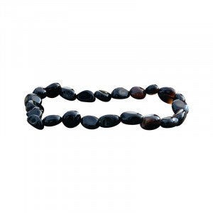 Bracelet Onyx Noir grain