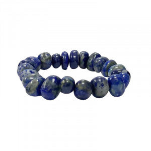 Bracelet Pierres roulées Lapis Lazuli