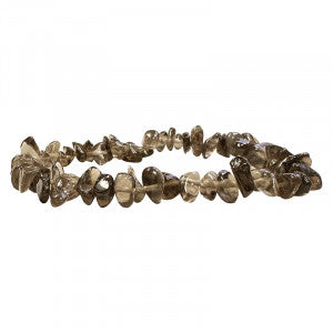 Bracelet Quartz fumé baroque