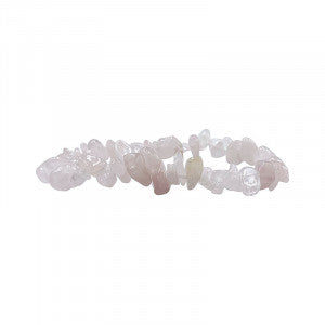 Bracelet Quartz rose baroque