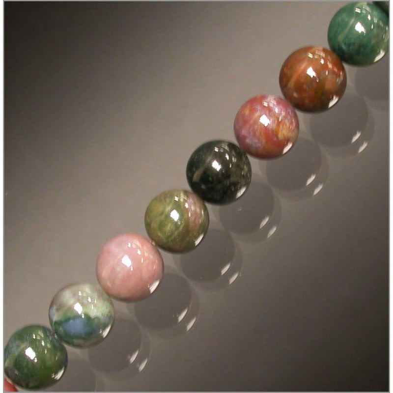 Collier Agate Indienne 42cm