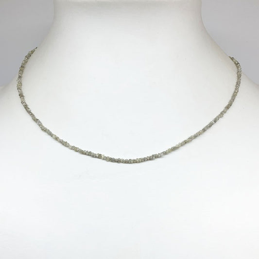 Collier Diamant Gris Champagne