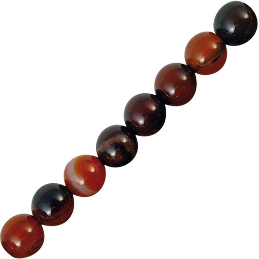 Collier Agate rubanée