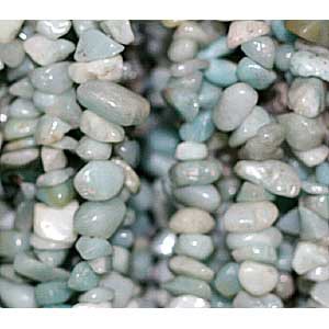 Collier Amazonite baroque 42cm