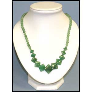 Collier Aventurine verte 42cm