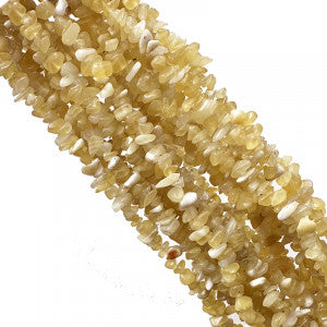 Collier Calcite orange baroque 85cm