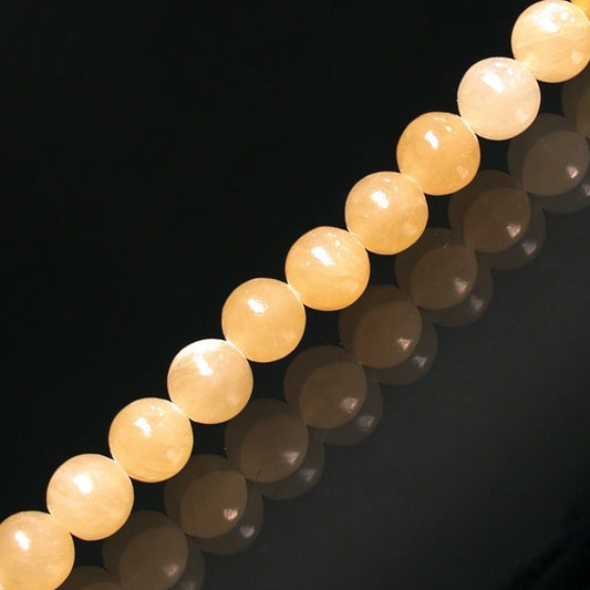 Collier Calcite orange dépoli