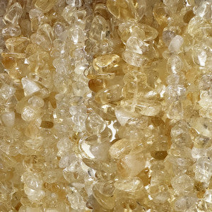 Collier Citrine baroque 85cm