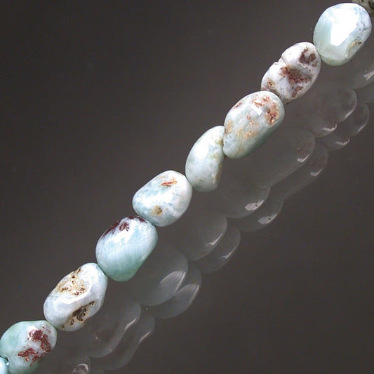 Collier Larimar grain
