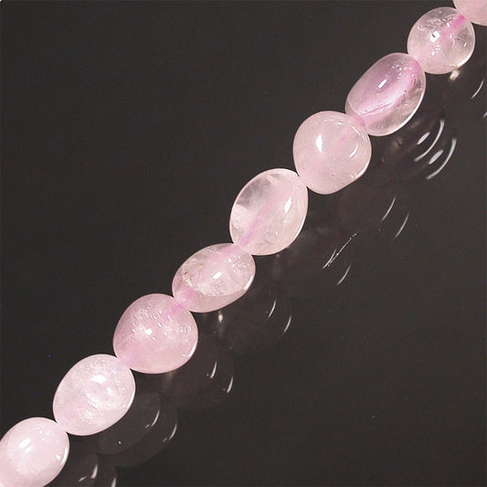 Collier Quartz rose grain