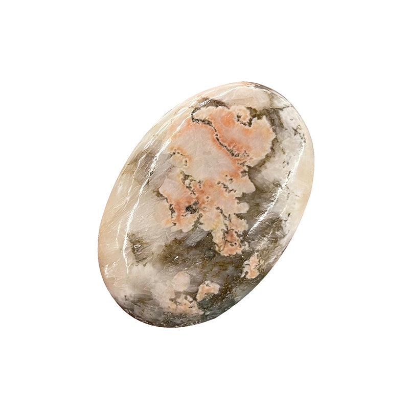 Galet poli Agate mousse