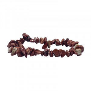 Bracelet Jaspe rouge baroque